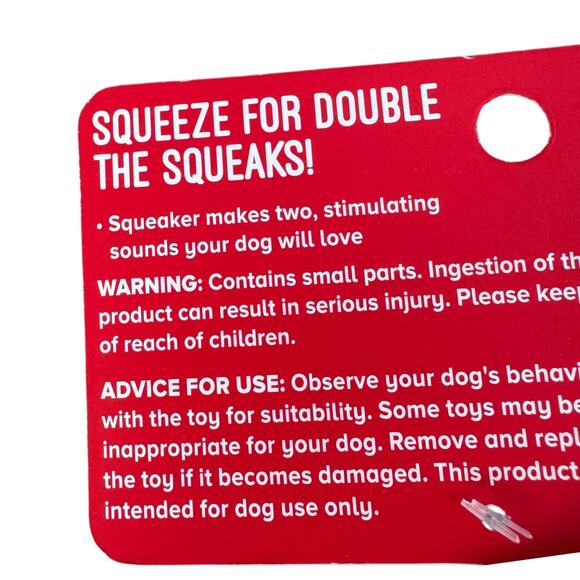 Merry & Bright Penguin Double Squeaker Dog Toy Noisy Plush Festive Winter Play - Picture 5 of 5